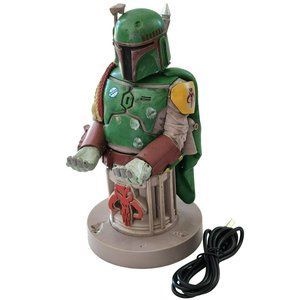 Star Wars Boba Fett Figurine Cable Guys Mobil Phone And Controller Holder 8in